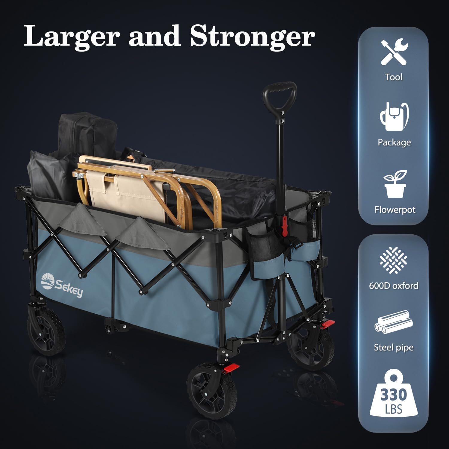 CHARIOT PLIABLE XXL
