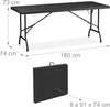 KIT TABLE + 2 BANCS PLIABLES DE 180CM